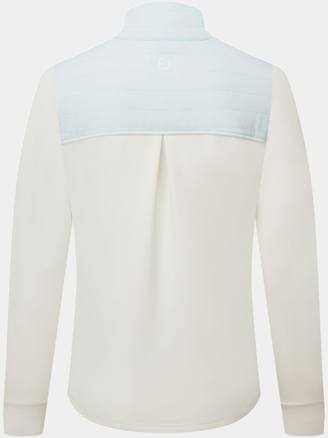 FootJoy TS HYBRID POPOVER Thermo Midlayer offwhite