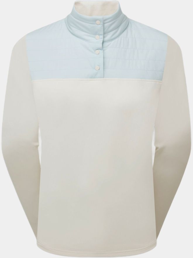 FootJoy TS HYBRID POPOVER Thermo Midlayer offwhite