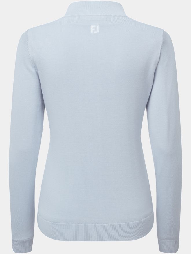 FootJoy DRIRELEASE FULL-ZIP LINED SWEATER Jacke Strick hellblau