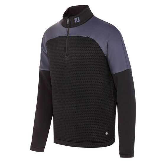 FootJoy TS JAQUARD Stretch Midlayer schwarz