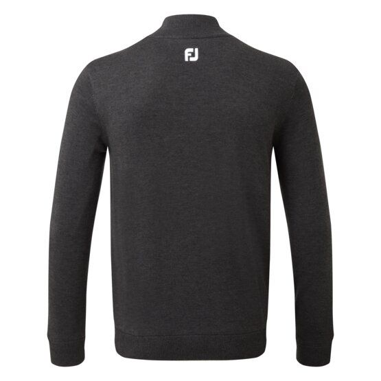 FootJoy WOOLBLND LINED 1/2 ZIP windstopper knit dark gray