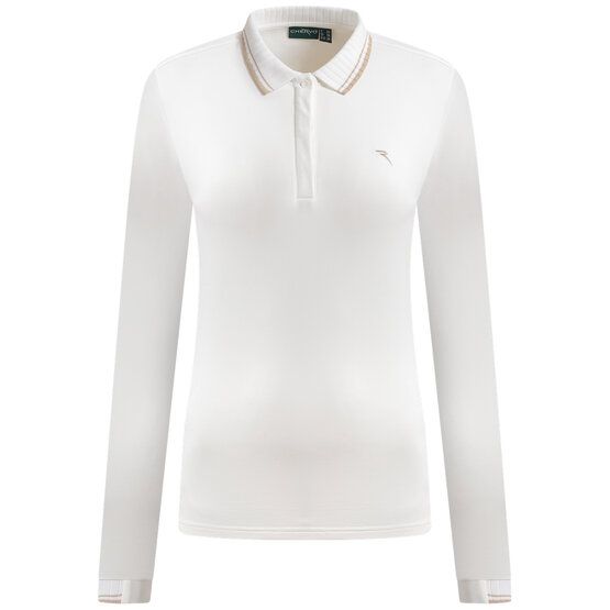 Chervo ATMA Langarm Polo offwhite