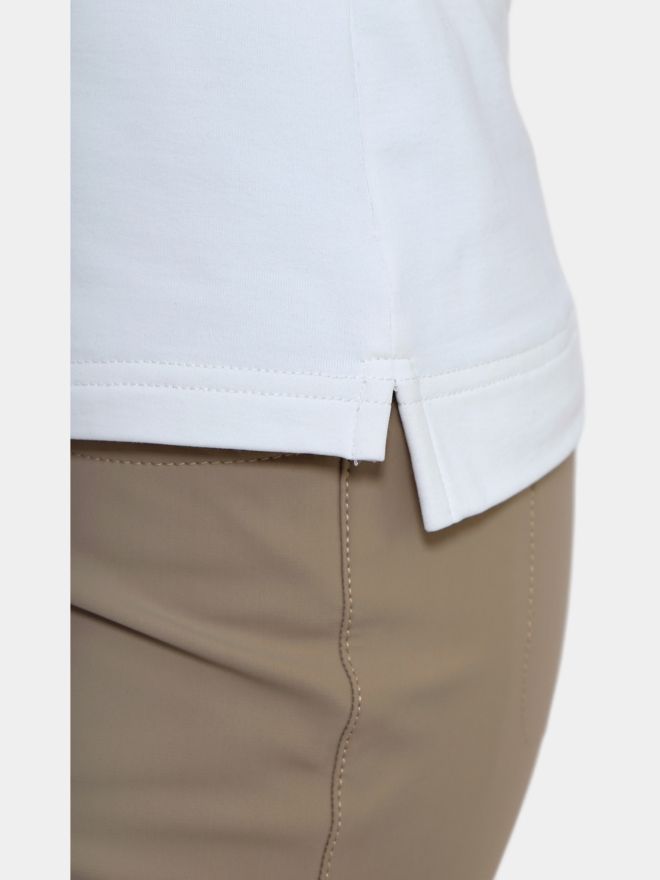 Chervo ATMA Langarm Polo offwhite