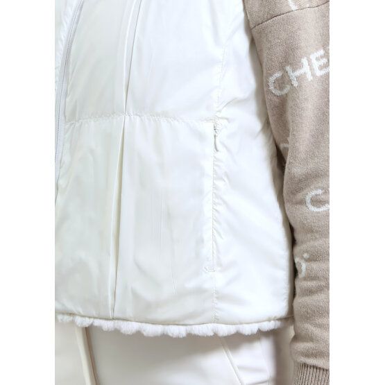 Chervo EXPORT Fleece Weste offwhite