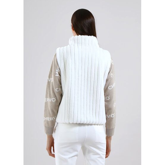 Chervo EXPORT Fleece Weste offwhite