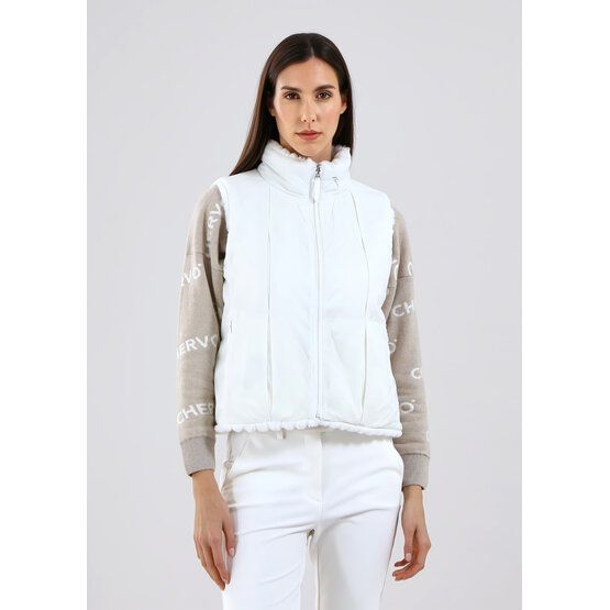Chervo EXPORT Fleece Weste offwhite