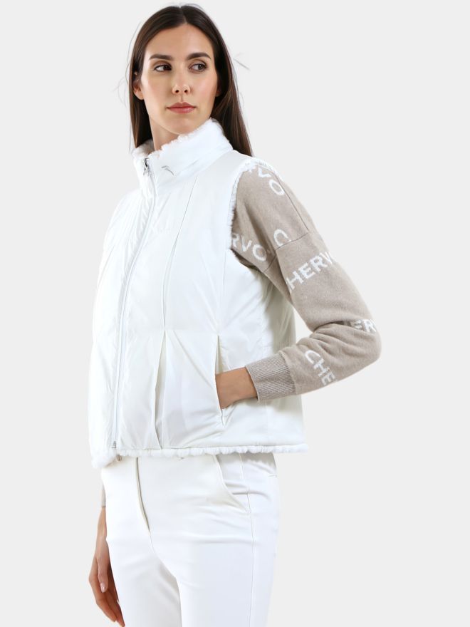 Chervo Fleecová vesta EXPORT offwhite