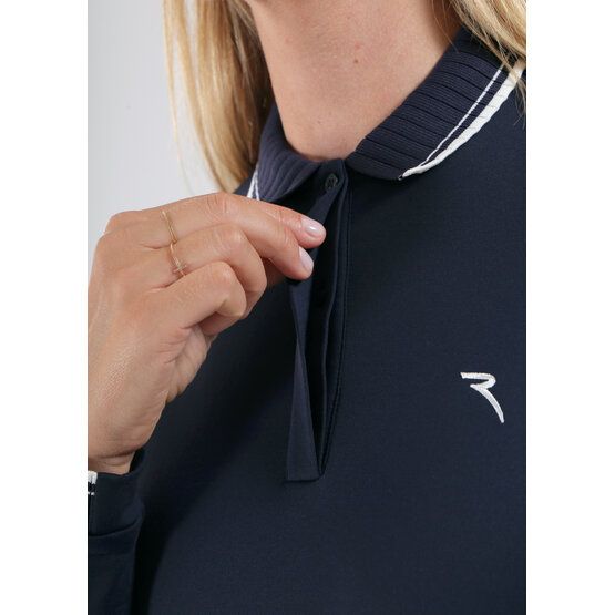 Chervo ATMA Langarm Polo navy