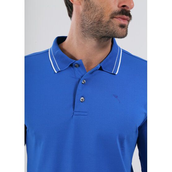 Chervo ALFABETO Langarm Polo royal