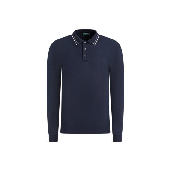 Chervo ALFABETO Langarm Polo navy