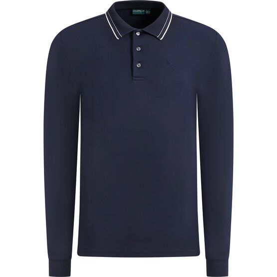 Chervo ALFABETO Langarm Polo navy
