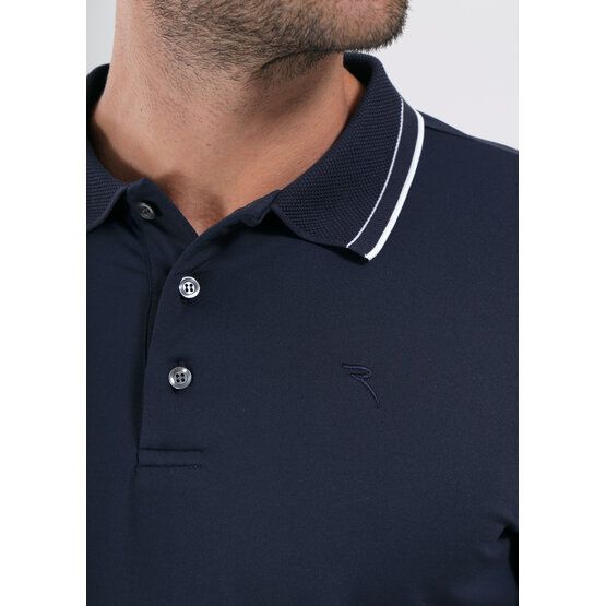 Chervo ALFABETO Langarm Polo navy