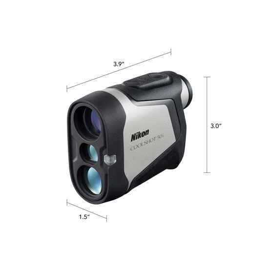 Nikon Coolshot 50i Laser Entfernungsmesser Damen und Herren silber