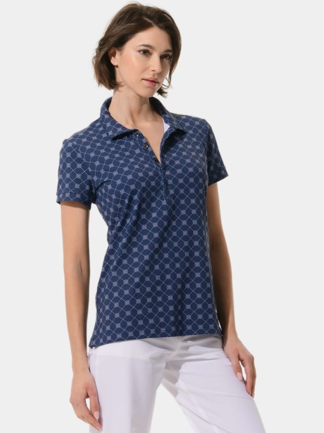 MDC Halbarm Polo navy