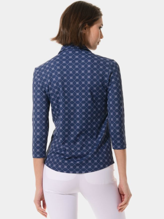 MDC 3/4 Arm Polo navy