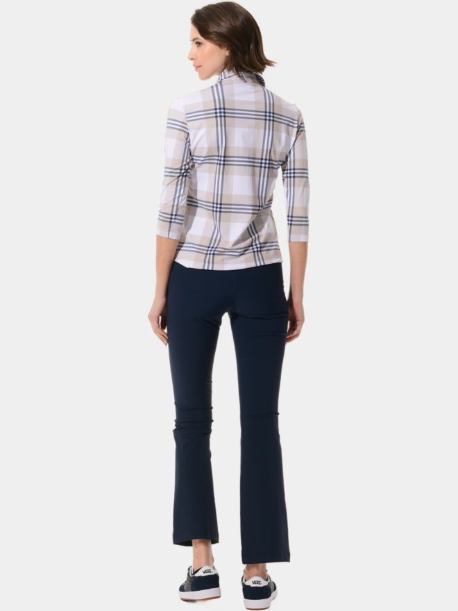 MDC 3/4 Arm Polo kariert