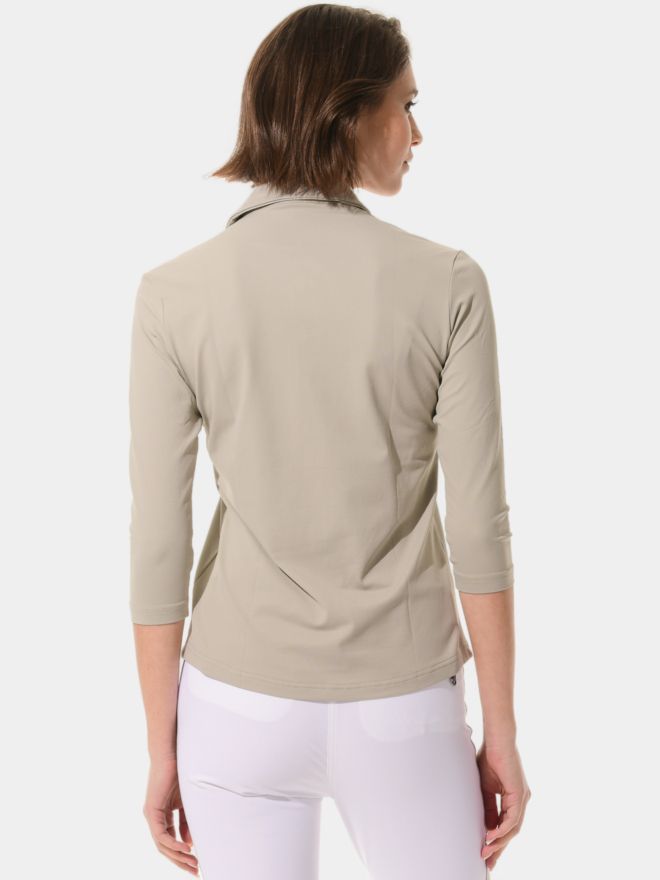 MDC 3/4 sleeve polo sand