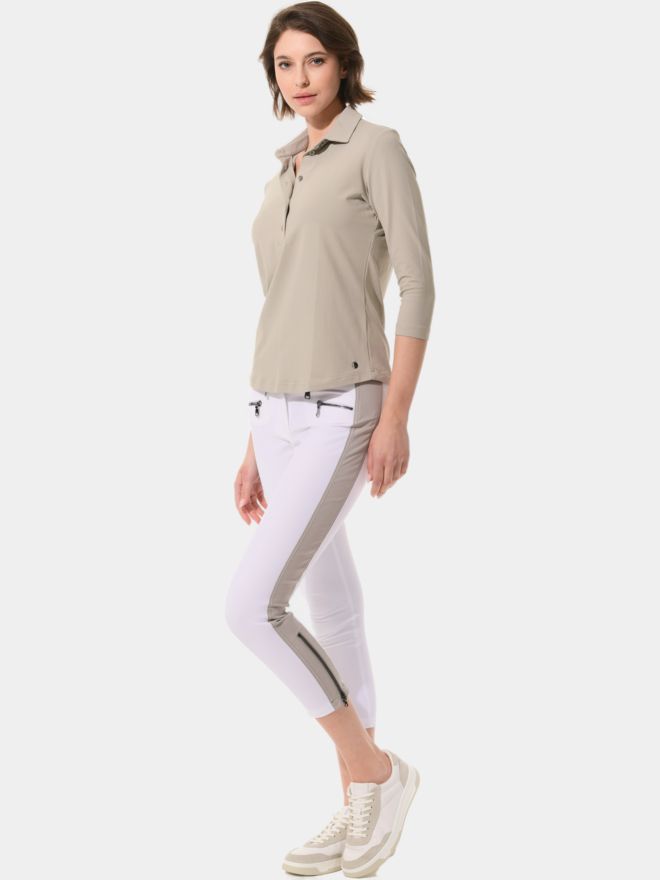 MDC 3/4 sleeve polo sand