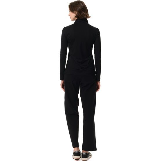 MDC Langarm Polo schwarz