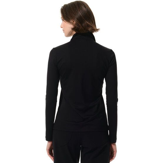 MDC Langarm Polo schwarz