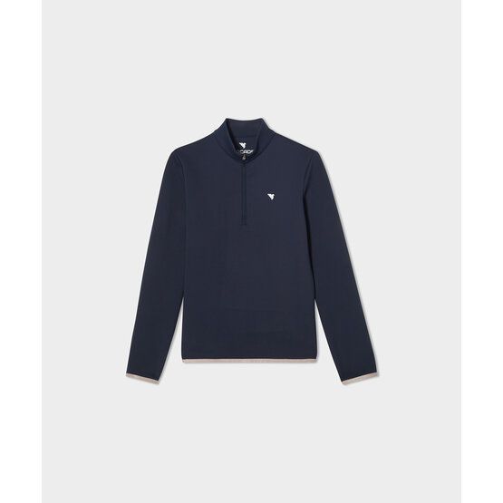 Macade Golf Therma Quarter Zip Stretch Midlayer navy