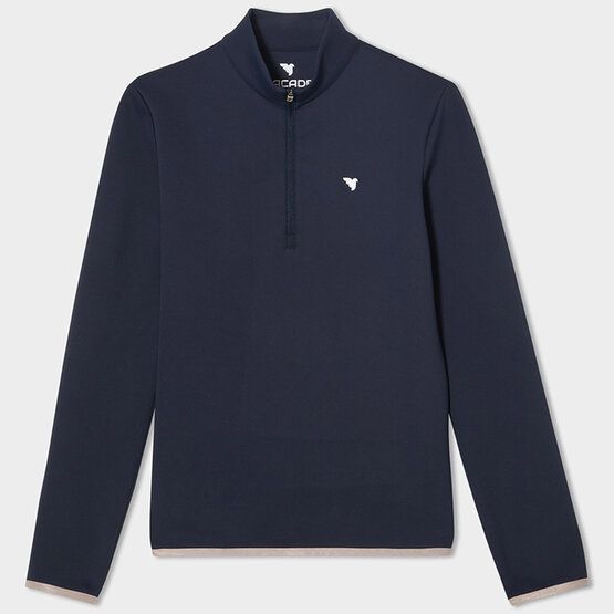 Macade Golf Therma Quarter Zip Stretch Midlayer navy