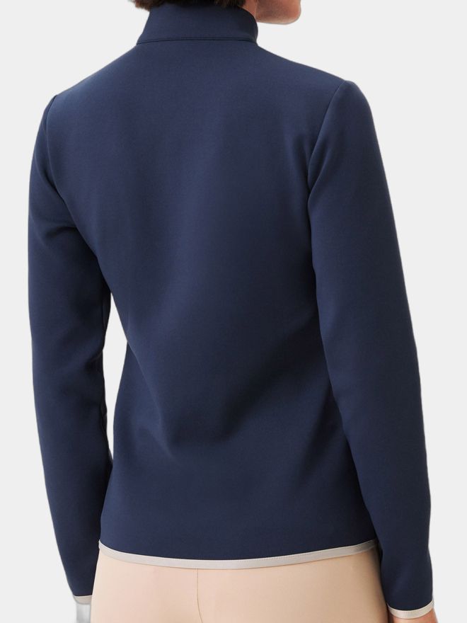 Macade Golf Therma Quarter Zip Stretch Midlayer námořnictvo