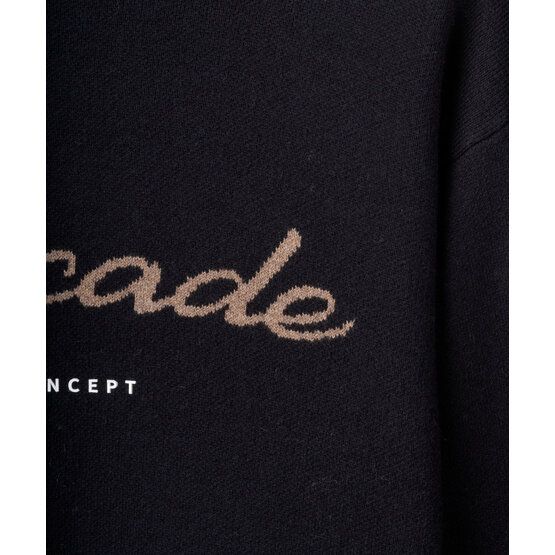 Macade Golf Signature Knit Sweater Pullover Strick anthrazit