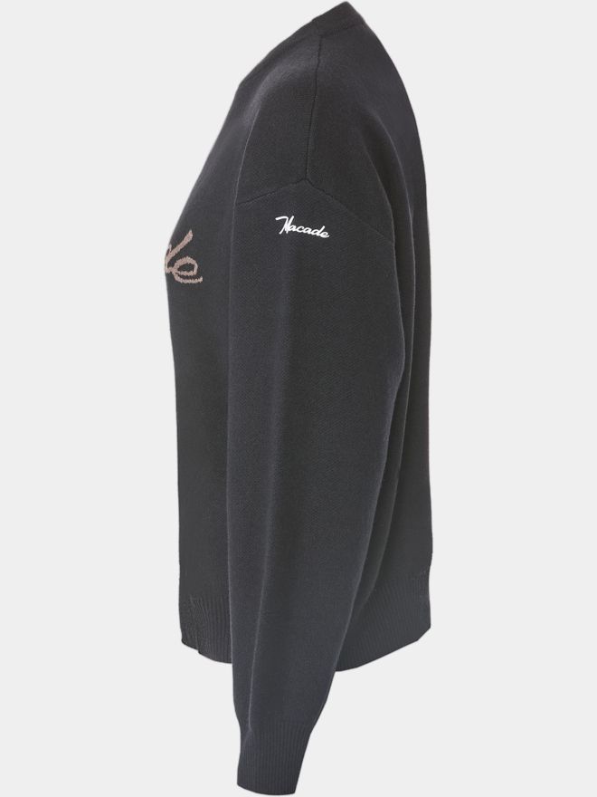 Macade Golf Signature Knit Sweater Sweater knit dark green