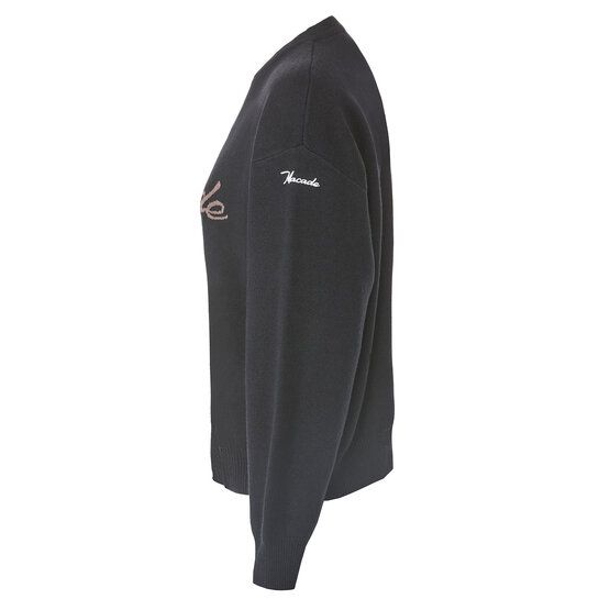 Macade Golf Signature Knit Sweater Pullover Strick anthrazit