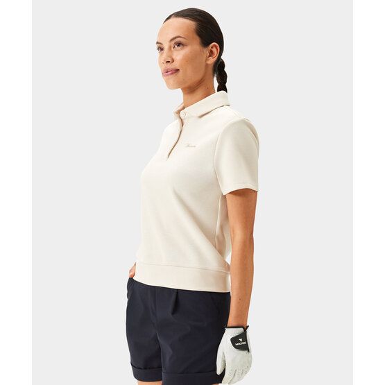 Macade Golf Tech Shirt Halbarm Polo offwhite
