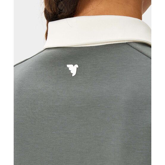 Macade Golf Sweatshirt Langarm Polo grau