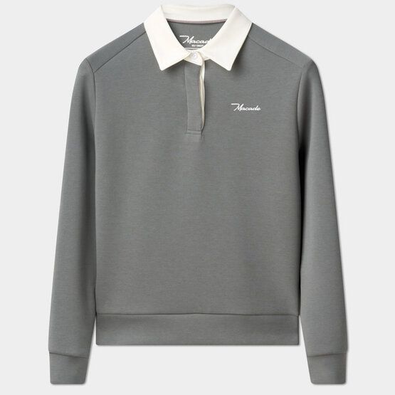 Macade Golf Sweatshirt long sleeve polo gray