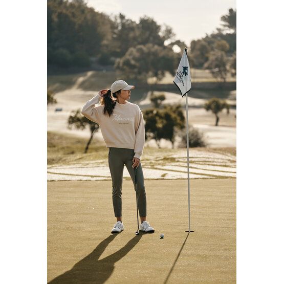 Macade Golf Signature Knit Sweater Pullover Strick sand
