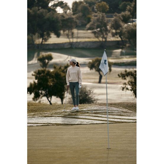 Macade Golf Signature Knit Sweater Pullover Strick sand