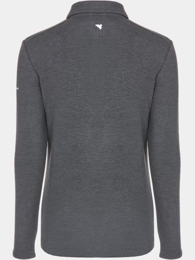 Macade Golf Brushed shirt long sleeve polo purple