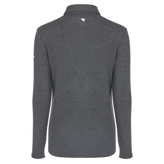 Macade Golf Brushed Shirt Langarm Polo dunkelgrau