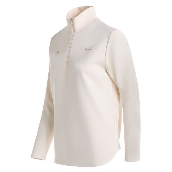 Macade Golf Flex Quarter Zip Stretch Midlayer ecru
