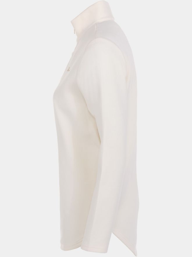 Macade Golf Flex Quarter Zip Stretch Midlayer ecru
