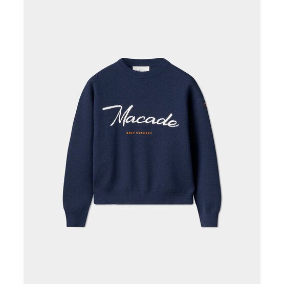 Macade Golf Signature Knit Sweater Pullover Strick navy