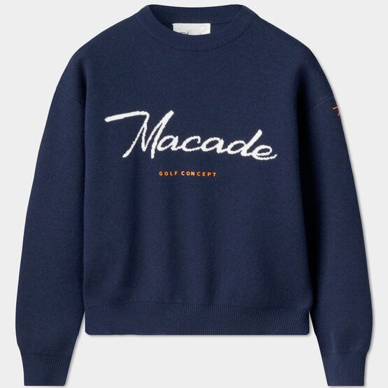 Macade Golf Signature Knit Sweater Pullover Strick navy
