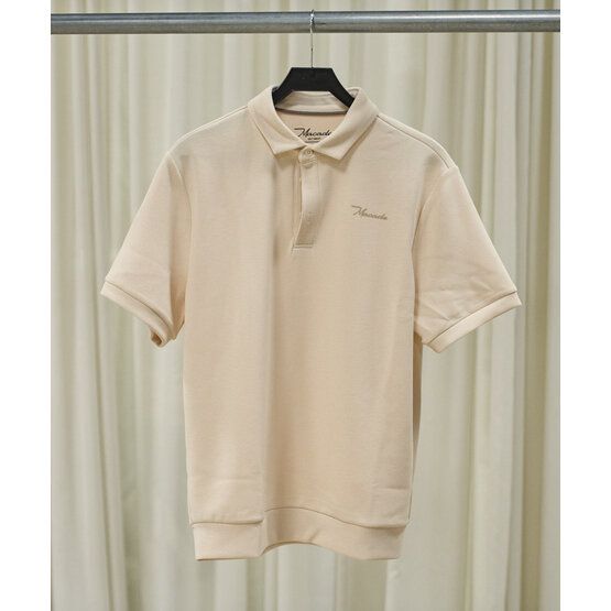 Macade Golf Wade Tech Shirt Halbarm Polo offwhite