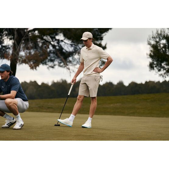 Macade Golf Wade Tech Shirt Halbarm Polo offwhite