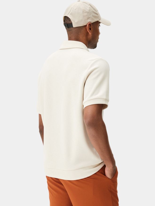 Macade Golf Wade Tech Shirt Halbarm Polo offwhite