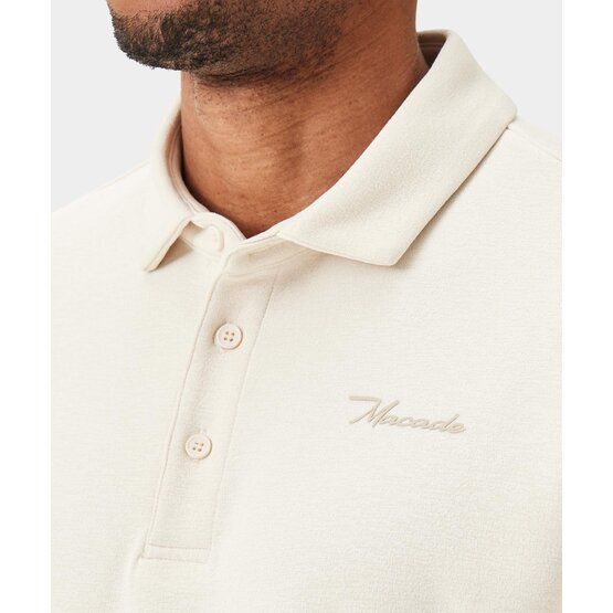Macade Golf Wade Tech Shirt Halbarm Polo offwhite