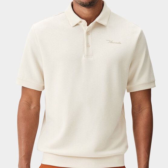 Macade Golf Wade Tech Shirt Halbarm Polo offwhite