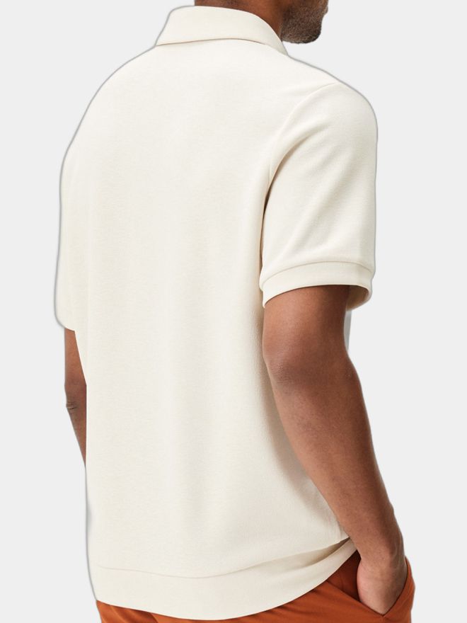 Macade Golf Wade Tech Shirt Halbarm Polo offwhite