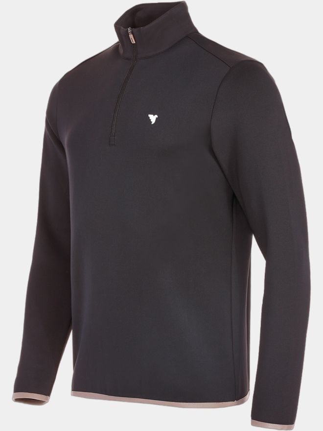 Macade Golf Therma Quarter Zip Stretch Midlayer schwarz