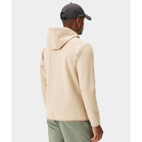 Macade Golf Therma Zip Hoodie Stretch Midlayer sand