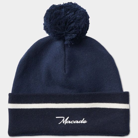 Macade Golf Cashmere Blend Course Beanie Mütze navy